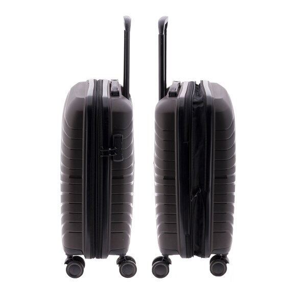 Gladiator 3400 4 roulettes Trolley de cabine 55 cm avec soufflet d'extension