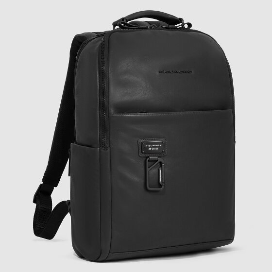 Piquadro Harper Sac à dos professionnel Cuir véritable 42 cm Compartiment ordinateur