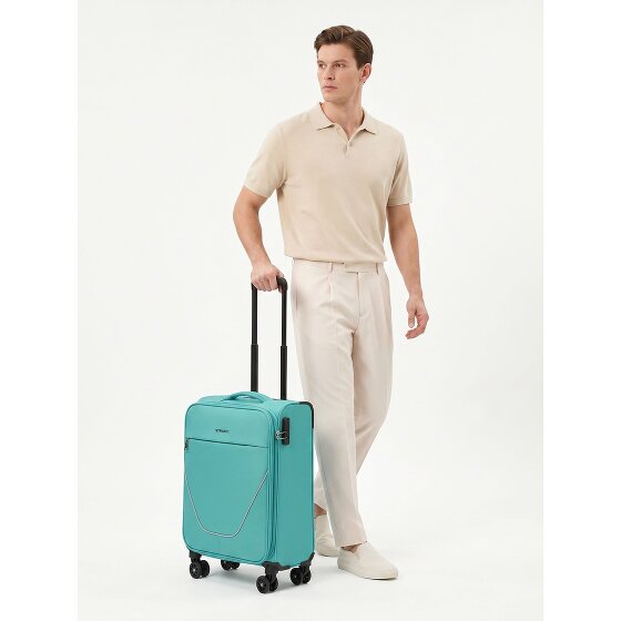 Stratic taska 4 roues Valise cabine S 55 cm avec soufflet d'extension