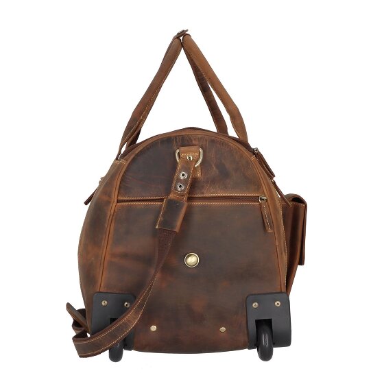 Greenburry Vintage 2 roulettes Sac de voyage Cuir 32 cm