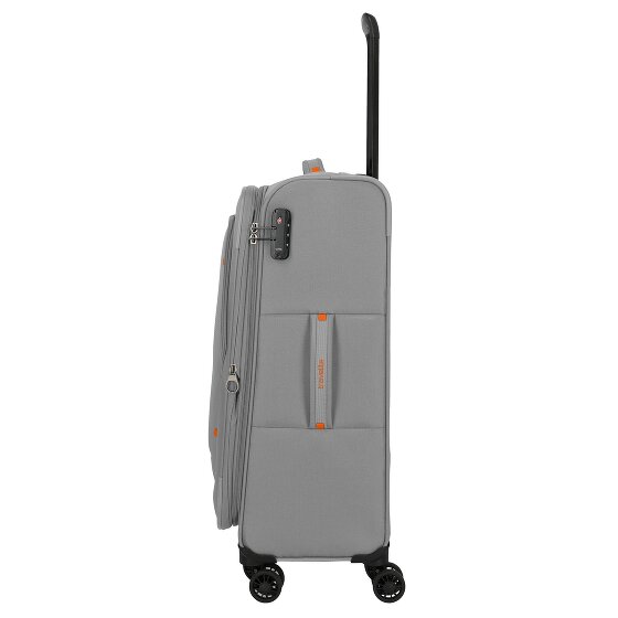 Travelite Umbria 4 roulettes Trolley M 67 cm avec soufflet d'extension