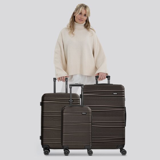 Redolz Essentials 16 3-SET 4 roues Set de valises 3 pièces