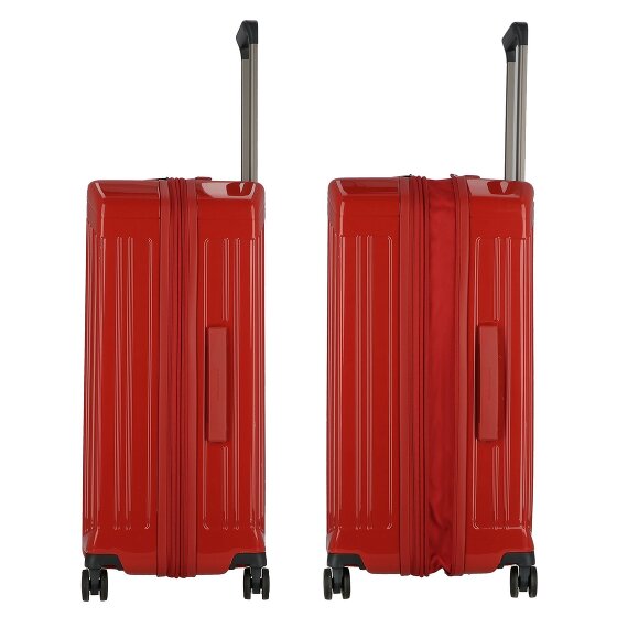 Piquadro PQ Light 4 roulettes Trolley 69 cm avec soufflet d'extension