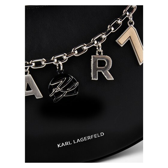Karl Lagerfeld Autograph Sac à bandoulière Cuir véritable 23 cm
