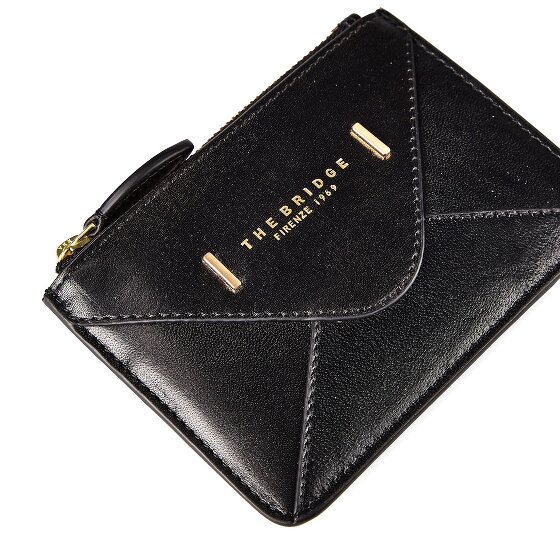 The Bridge Étui pour cartes de crédit Protection RFID Cuir véritable 13 cm