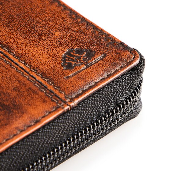 Greenburry Destressed Porte-monnaie Protection RFID Cuir 10.5 cm