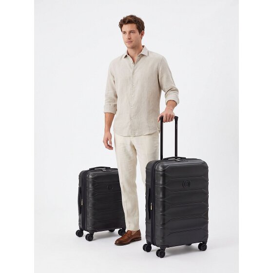 Delsey Paris Set de valises Meteor à 4 roues S+M avec soufflet d'extension