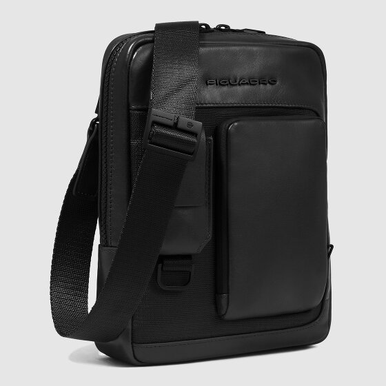 Piquadro Liko Mini sac à bandoulière Protection RFID Cuir véritable 17 cm