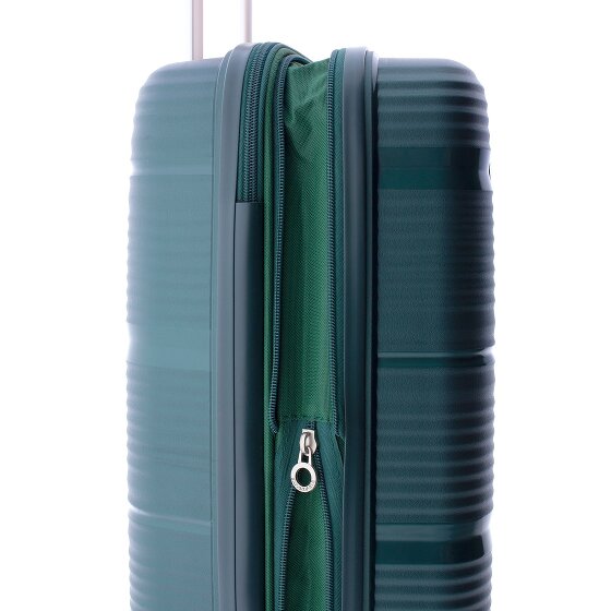 Gladiator 0800 4 roulettes Trolley 55 cm avec soufflet d'extension
