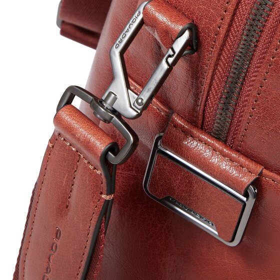 Piquadro Solm Attaché-case Cuir véritable 42 cm Compartiment ordinateur