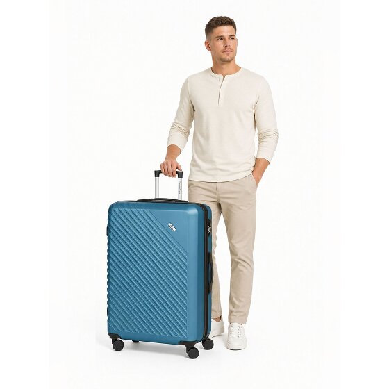 Check.In Paradise 2.0 4 roues Valise cabine L 78 cm avec soufflet d'extension