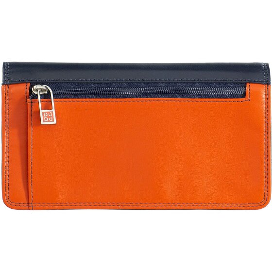 DuDu Canarie Porte-monnaie Protection RFID Cuir véritable 17.5 cm