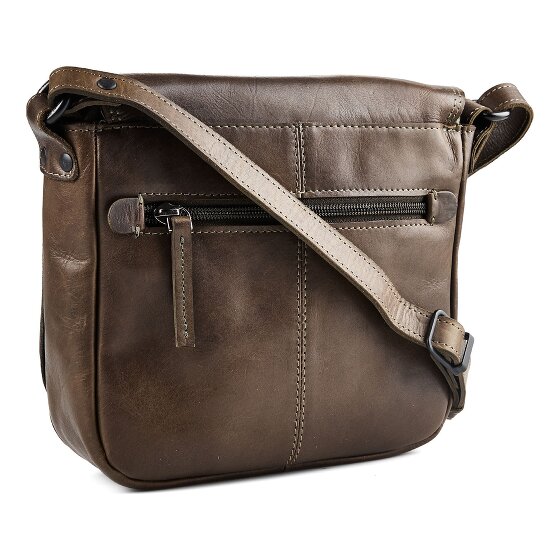 Greenburry Vintage Sac à bandoulière Cuir véritable 30 cm