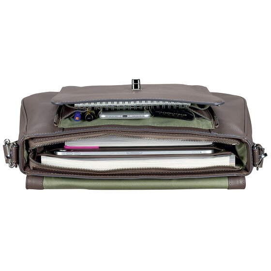Leonhard Heyden Nizza Porte-documents Cuir 39 cm Compartiment pour ordinateur portable