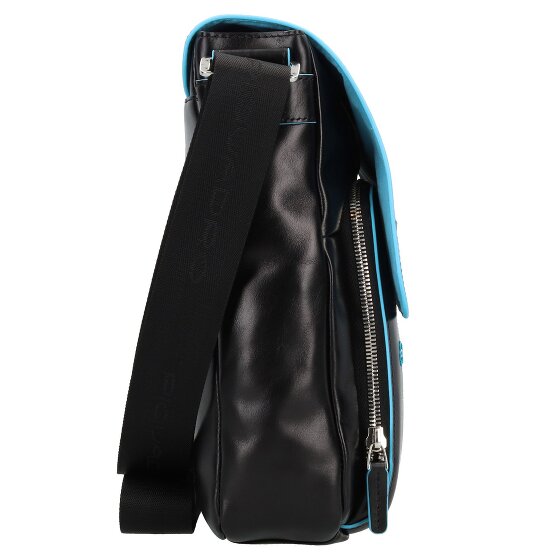 Piquadro Blue Square Messenger en cuir 37 cm Compartiment pour ordinateur portable