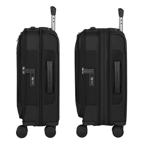 Victorinox Werks Traveler 7.0 4 roulettes Trolley de cabine 55 cm Compartiment pour ordinateur portable avec soufflet d'extension