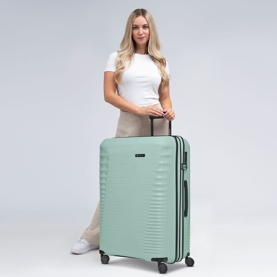 Farmhood Eco Edition 4 roulettes Trolley 77 cm avec soufflet d'extension