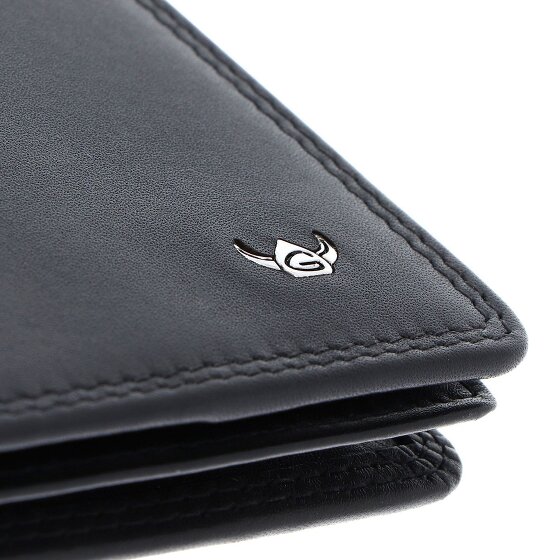 Golden Head Polo Porte-monnaie Protection RFID Cuir véritable 11.5 cm