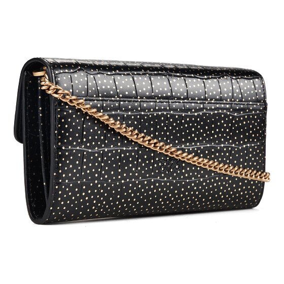 PINKO Love One Portefeuille d'embrayage Cuir véritable 19 cm