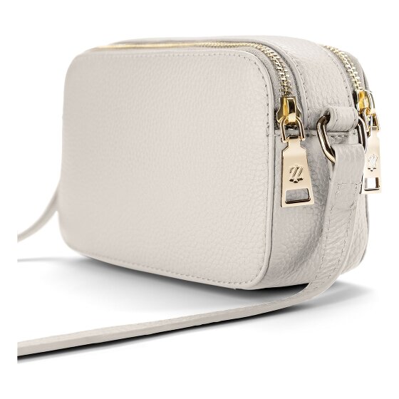 Lazarotti Bologna Leather Sac à bandoulière Camera-Bag en cuir double zip 18 cm
