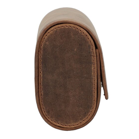 Greenburry Étui à montres vintage en cuir 21,5 cm