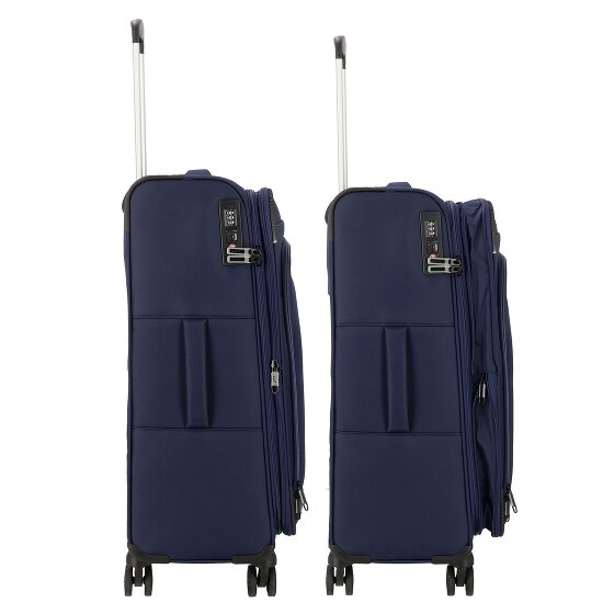 d&n Travel Line 9504 4 roulettes Set de valises 3 pièces avec soufflet d'extension