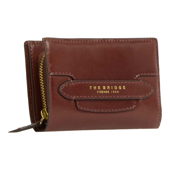 The Bridge Lucrezia Porte-monnaie Protection RFID Cuir véritable 12 cm