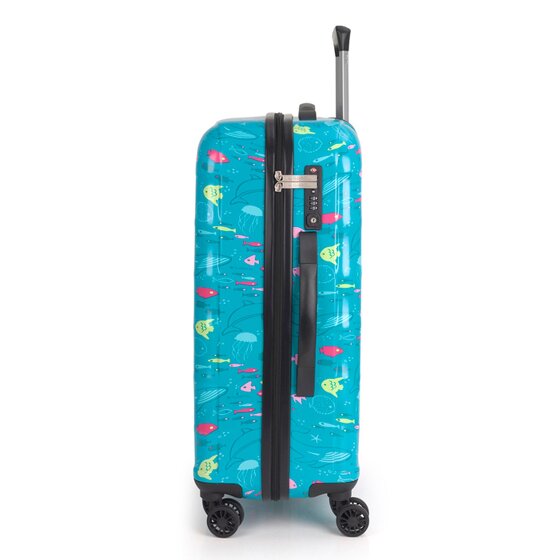 Gabol Acqua 4 roulettes Trolley M 66 cm