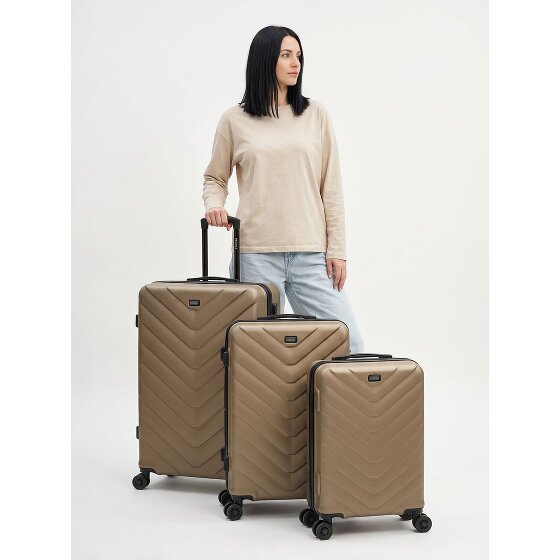 Redolz Essentials 07 3-SET 4 roues Set de valises 3 pièces