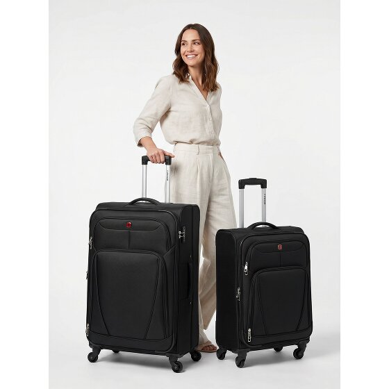 Wenger Beaumont 4 roulettes Set de valises 2 pièces avec soufflet d'extension