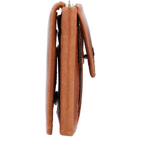 Mika Porte-monnaie RFID en cuir 11 cm avec pince à billets