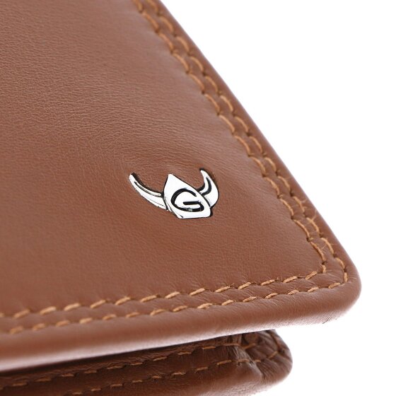 Golden Head Polo Porte-monnaie Protection RFID Cuir véritable 12 cm
