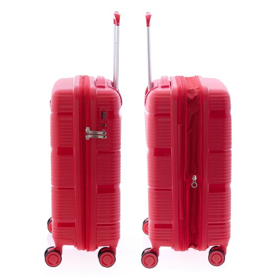 Gladiator 0800 4 roulettes Trolley 55 cm avec soufflet d'extension