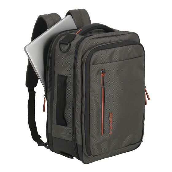 Travelite Crosslite Pochette de voyage 40 cm Compartiment pour ordinateur portable avec soufflet d'extension