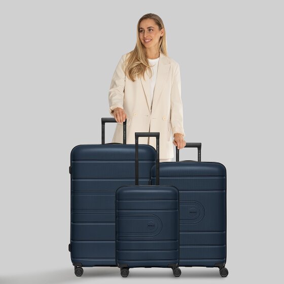 Redolz Essentials 11 4 roulettes Set de valises 3 pièces avec soufflet d'extension