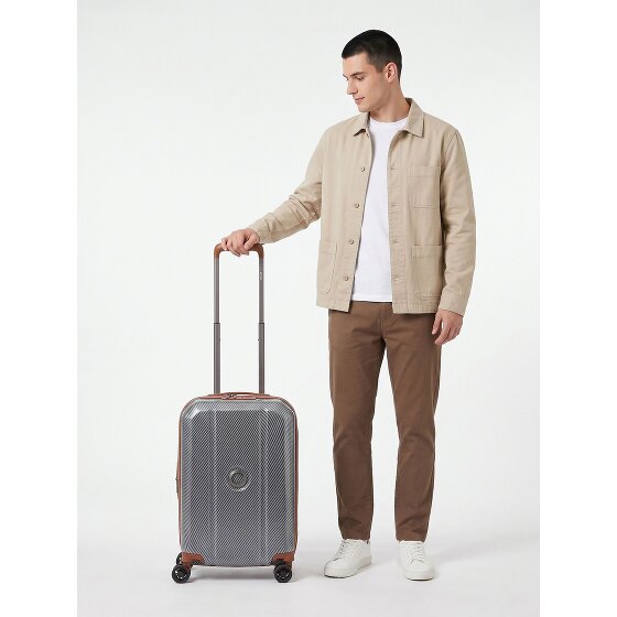 Delsey Paris Helium Ultimate 4 roues Valise cabine 55 cm '"avec soufflet d''extension"'