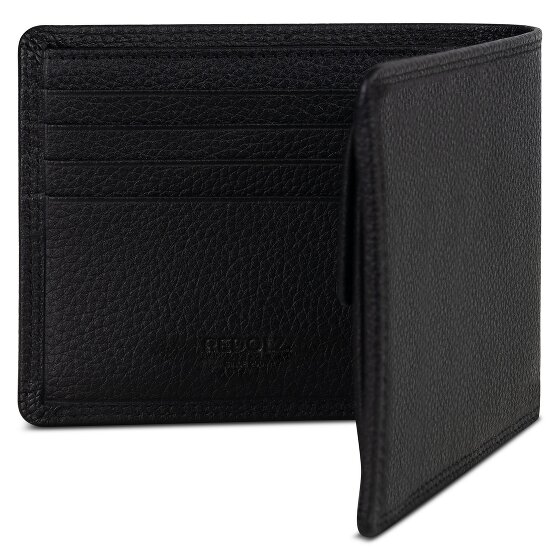 Redolz Leather Essentials QF Porte-monnaie en cuir RFID 11,5 cm