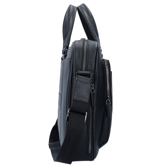 Piquadro Black Square Porte-documents en cuir 40 cm Compartiment pour ordinateur portable