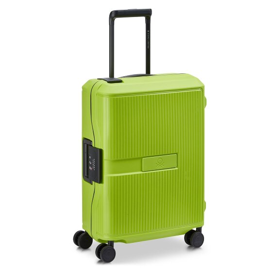 Delsey Paris x United Colors of Benetton Color Block Hardside 4-pouces trolley cabine 55 cm