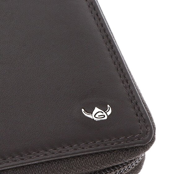 Golden Head Polo Porte-monnaie Protection RFID Cuir véritable 12.5 cm