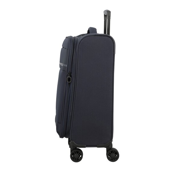 Jump Monthélys 4 roulettes Trolley de cabine 55 cm avec soufflet d'extension