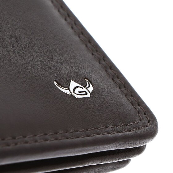 Golden Head Polo Porte-monnaie Protection RFID Cuir véritable 11 cm