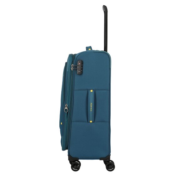 Travelite Umbria 4 roulettes Trolley M 67 cm avec soufflet d'extension