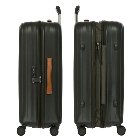 Bric's Taormina 4 roulettes Trolley M 69 cm avec soufflet d'extension