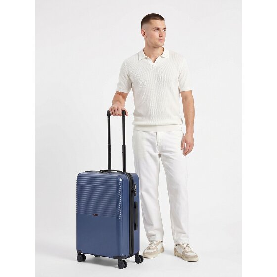 Pack Easy Jet 4 roues Valise cabine M 64 cm avec soufflet d'extension