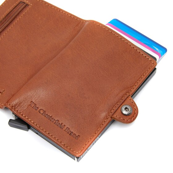 The Chesterfield Brand Baldwin Étui pour cartes de crédit Protection RFID Cuir véritable 6.5 cm