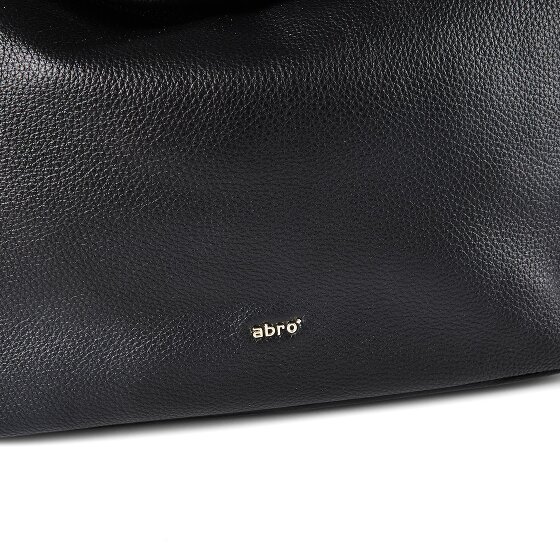 abro Ebony Sac à bandoulière Cuir véritable 39 cm
