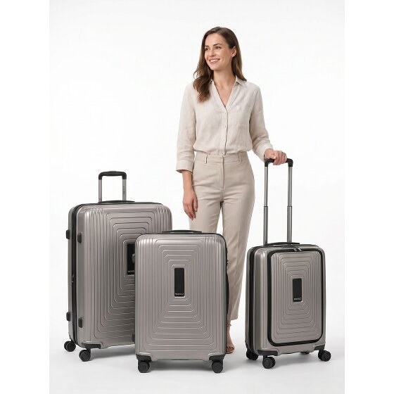 Redolz Essentials 14 4 roues Set de valises 3 pièces avec soufflet d'extension