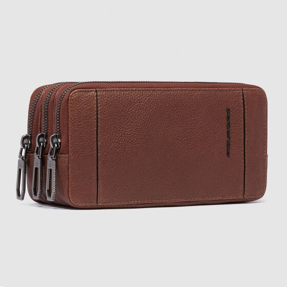 Piquadro Cronus Trousse de toilette Cuir véritable 19.5 cm