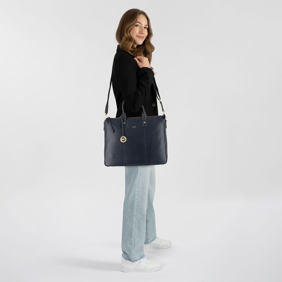 Braun Büffel Hanna Sac de shopper Cuir véritable 39 cm Compartiment ordinateur